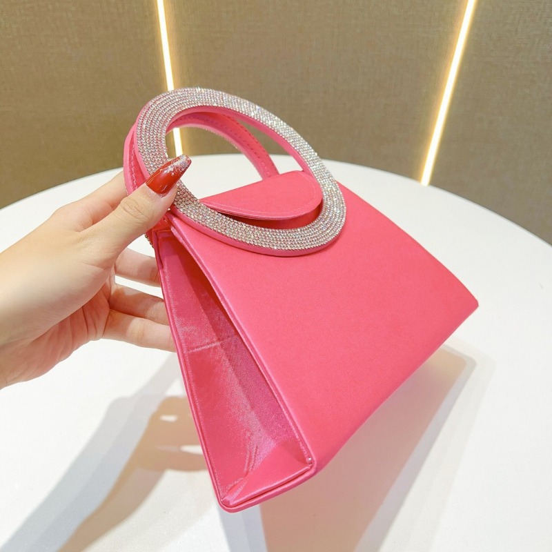 Chic Sparkling Jewelry-Inspired Designer Clutch for Formal Events Luxury Rhinestones & Adjustable Chain Shoulder Accessory