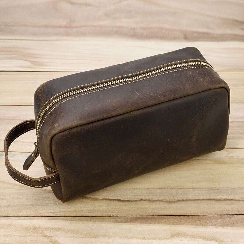 New Men's Business Style Handbag Travel Large Capacity Storage Waterproof Toiletry Portable Handheld Makeup Bag