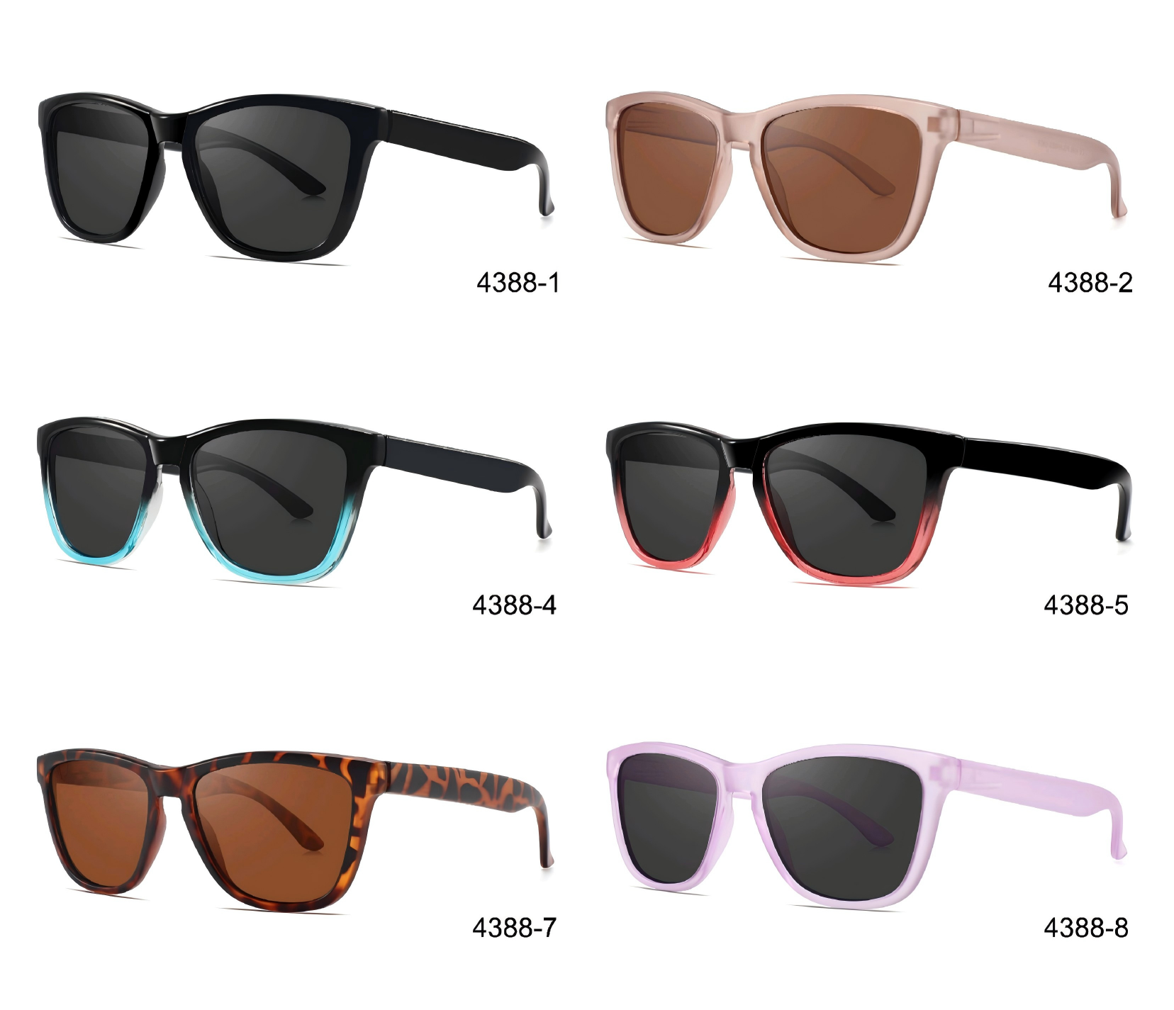 Trendy oversized sunglasses modern polycarbonate frames men ladies Classic wayfarer polarized lenses anti-fog UV protection beach city strolling pj2