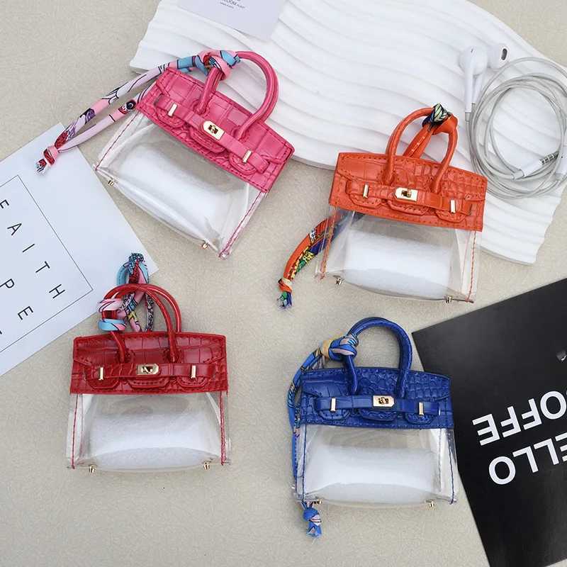 Mini Bag Pendant Small Keychain Case Accessory H Family Mini Earphone Bag Accessories Pendant Keychain Decoration Gift G250802