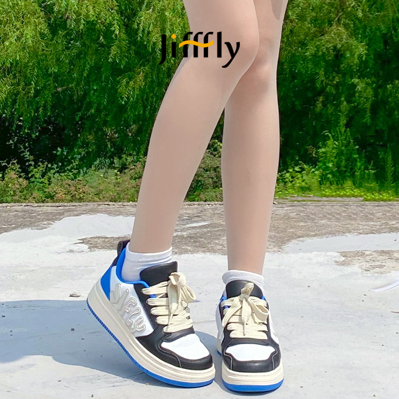 Jifffly Skateboard Men and Women 2025 Summer New Casual Versatile Shoes with Inner Height Increase for Couples Students Sports