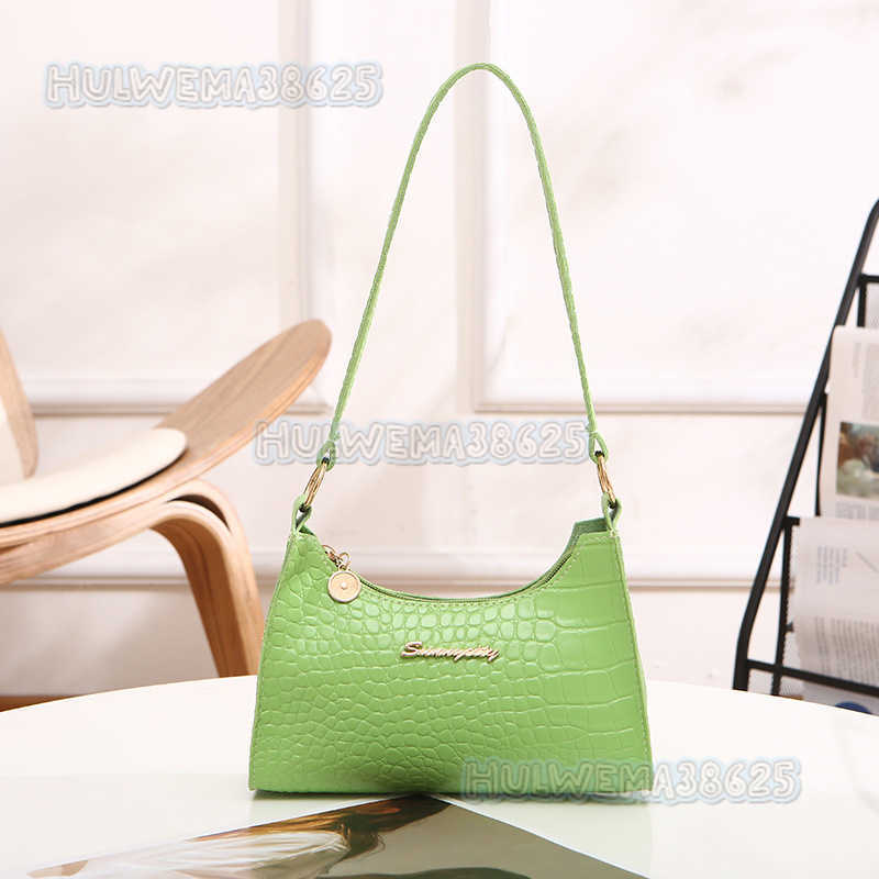 Womens Bag 2025 Spring Summer Trendy New Single Shoulder Bag Letter Pattern Trendy Underarm Bag Womens Bag H250804