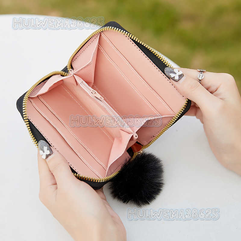 2025 New Fashion Womens Wallet Clutch Short Coin Purse Quilted Decor Card Holder H250804