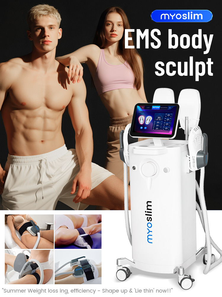 Large MYOSLIM Ultra Shaper RF Fat Reduction and Muscle Enhancement Beauty Device Muscle Stimulation Training Equipment for Beaut
