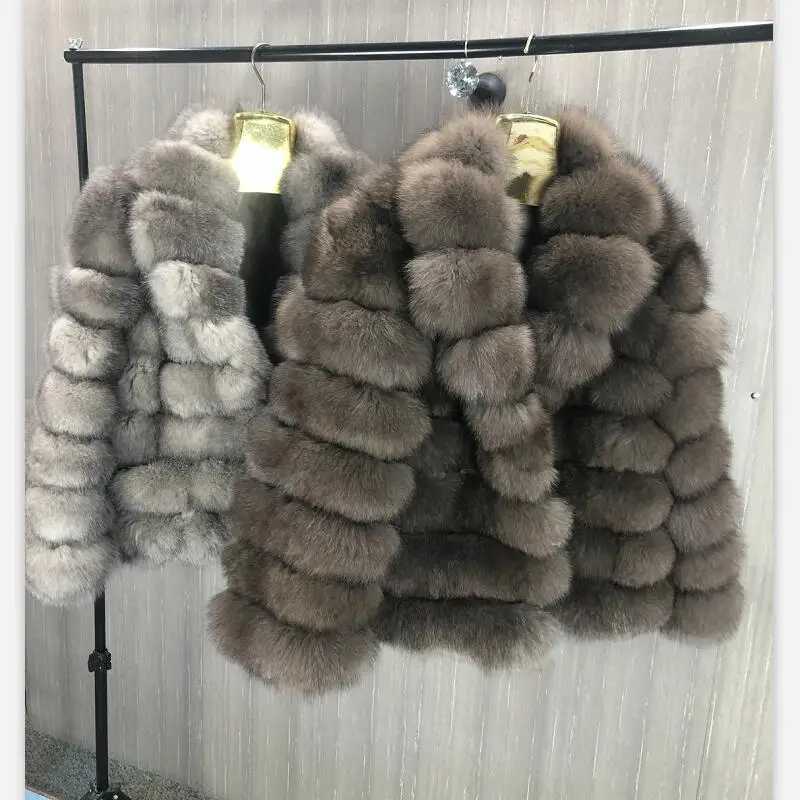 Womens Real Fur Coat Detachable Transform Jacket Removable Vest Thick Warm Solid Fur Luxury Fashion XJ250804