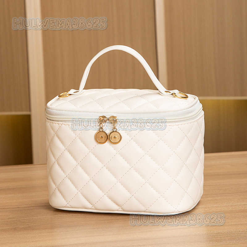 2025 New Fashion Square Quilted Makeup Bag Large and Small Handheld Makeup Organizer H250804