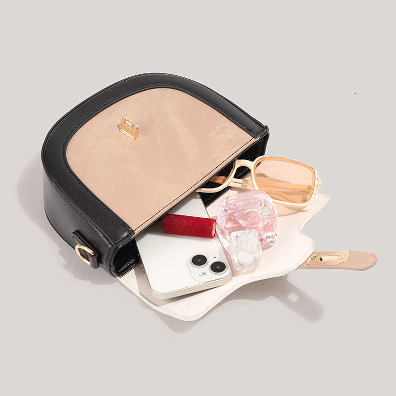 Korean Style Saddle for Women High-Quality Texture Underarm Casual Versatile Shoulder Fashion Crossbody Bag