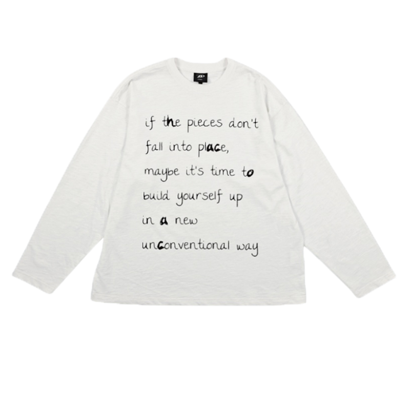 Cozy Long-Sleeve Tee: Customizable Casualwear for Men/Women Pattern and color can be customized