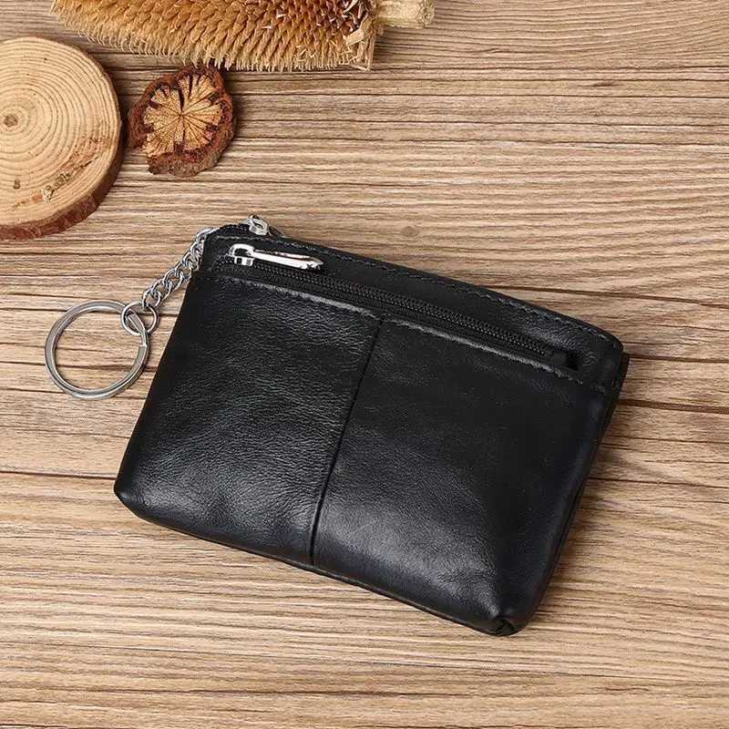 Handmade small change bag business card bag simple zipper drivers license bag bus card mini key bag. G250802