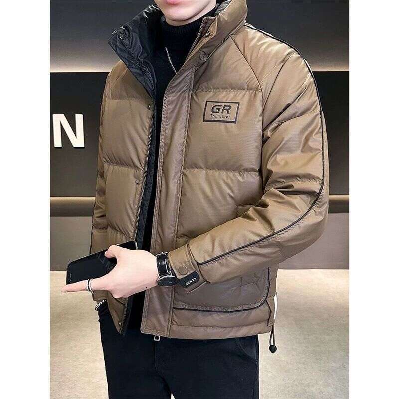 Jiujiang Down Jacket High-End Clothing Jiaxing Pinghu Stand Collar Men's Fashion 2024 New Model