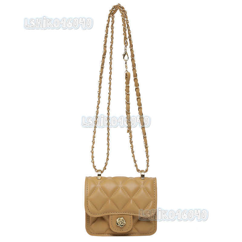 Premium 2025 New Niche Design Chain Small Bag Handheld Versatile Celebrity Lipstick Bag Mini Coin Small Square Bag H250804