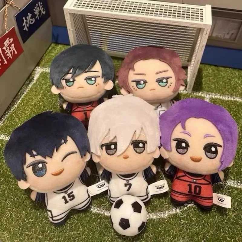 10cm New Blue Lock Plush Pendant Keychain Yoichi Isagi Nagi Seishiro Mikage Reo Rin Itoshi Sae Action Doll Toy Bag Gift G250802
