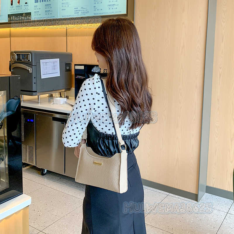 Womens Bag 2025 Spring Summer New Trendy Fashion Plaid Gold Label Underarm Bag Shoulder Bag H250804