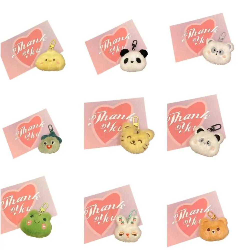 Cartoon Plush Doll Pendant Cute Bunny Brooch Doll Bear Frog Bag Pendant Diy Keychain G250802
