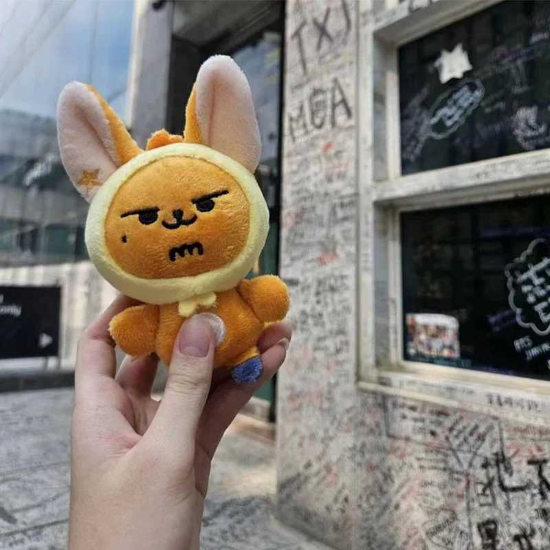 Dolls Kpop Cute Soobin Beomgyu Popular Same Plush Keychains Tutu Bar Two-bar Doll Keychain Rings Plush Bag Pendant G250802