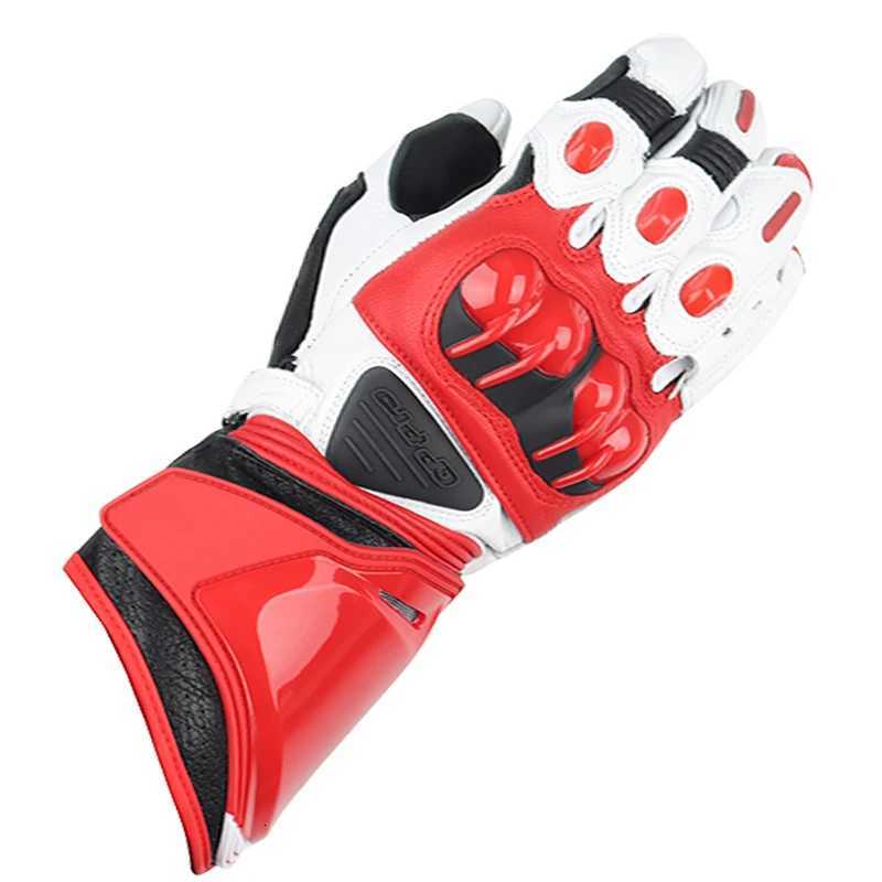 2X GP Motorcycle Race Long Gloves Motorbike Moto Racing Leather Sports Gloves Z250804