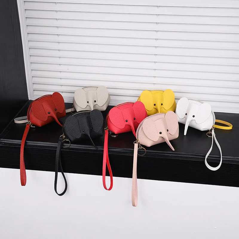 Creative Cute Elephant Clutch Bag Lipstick Change Bag PU Leather Lady Compact G250802