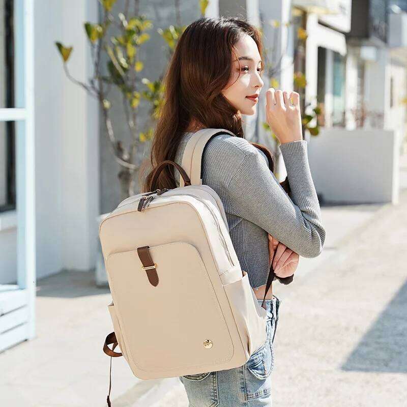 14 15.6Inch Laptop Anti-Fall Shockproof Portable Suitable Women Simple Fashion Travel Backpack
