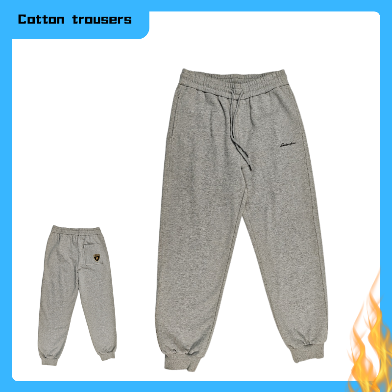 Spring Summer Mens Pure Cotton Trousers Ankle-Length Design & Comfortable Fit Elastic waistband design Patterns and colors can be customized