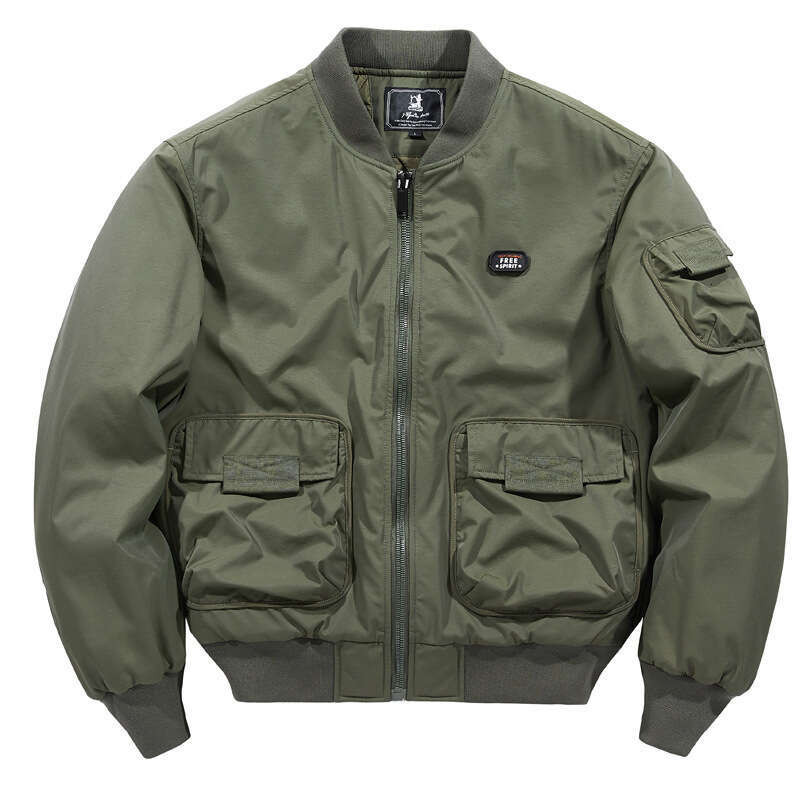 Autumn And Winter Flying Lamb Fleece Thickened Double Sided Wear Contrast Wide Version Stand Up Collar For Men AF