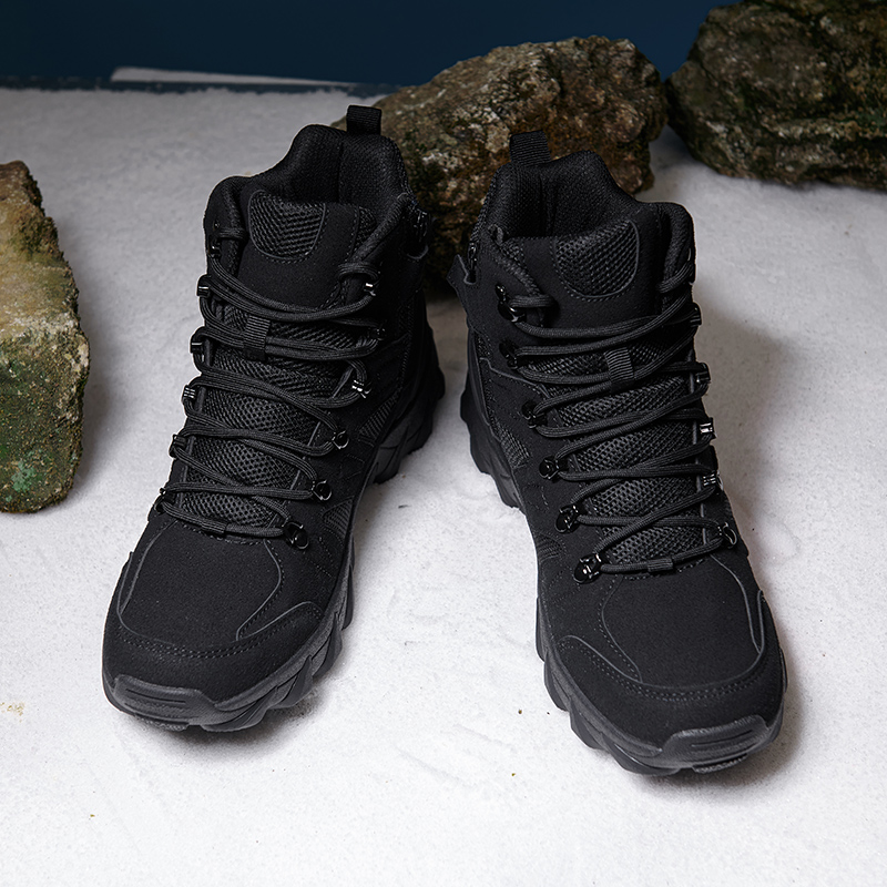 702 Spring and Autumn Breathable Martin Height Increasing Anti slip Boots Men's Outdoor Mountaineering and Off road Work Clothes Boots Desert Boo