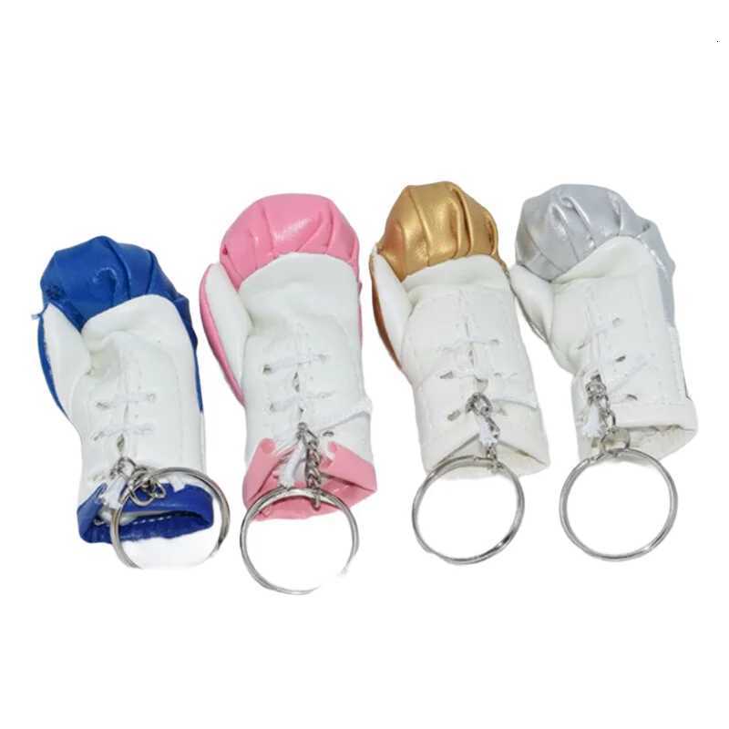 New Leather Boxing Gloves Keychain Boxing Fan Gift Backpack Key Accessories Hanging Pendant Exquisite Gift G250802