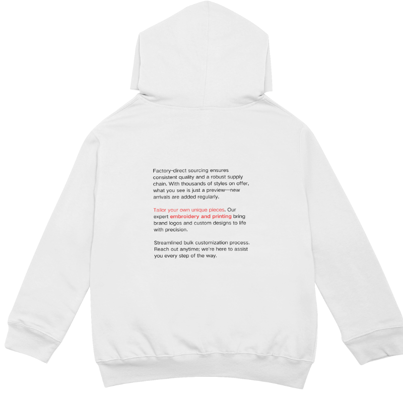 Zip-Up Hooded Sweatshirt with Soft Comfort Fabric for Fall Color, pattern, and style can be customized