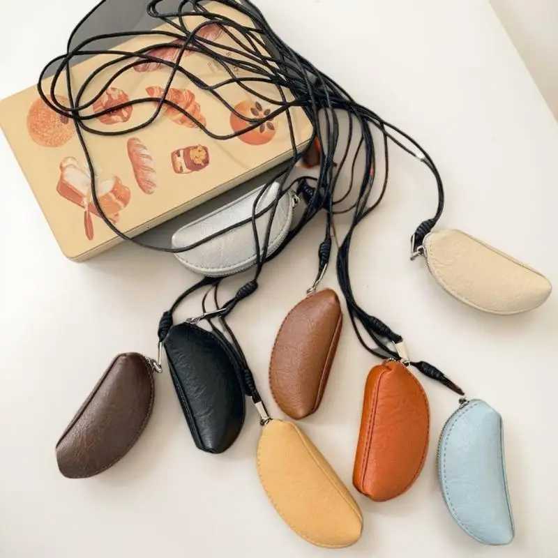 Modern Tanned Cowhide Mini Lipstick Bag Sophisticated Coin Wallet Womens Keychain G250802