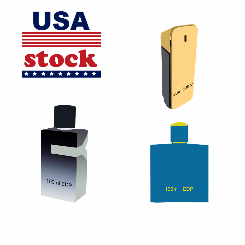 Perfume for Men Cologne 100 ml avec un temps durable bonne odeur de bonne qualité Capacité de parfum Eau de Cologne 3.4fl.oz 444