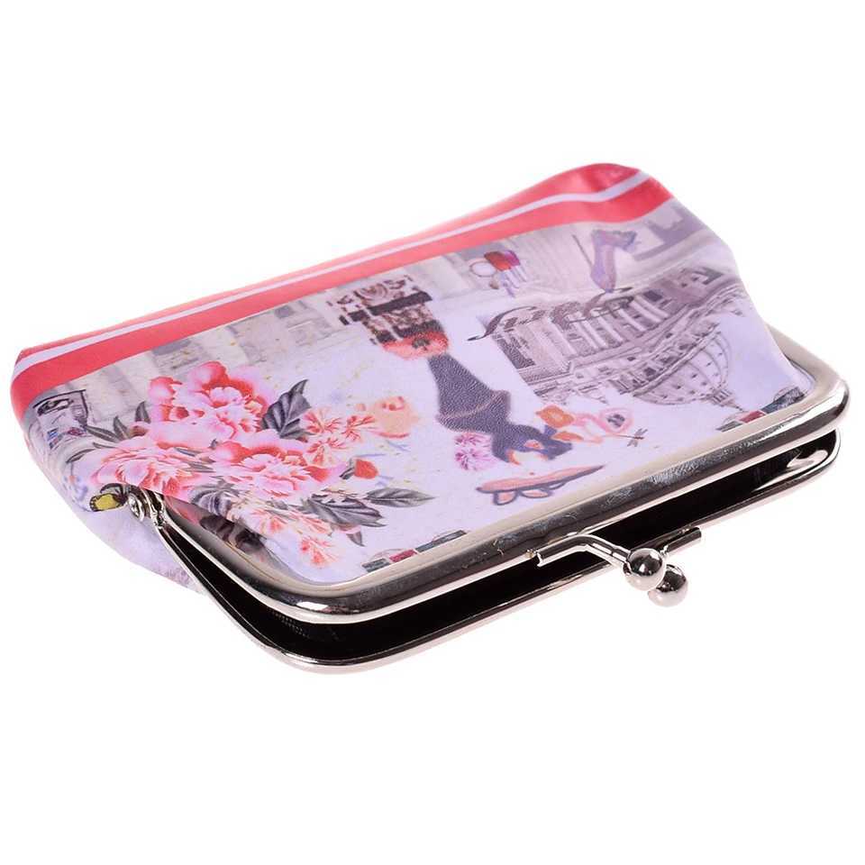 Women Vintage Printing Coin Purses Girl Hasp Change Wallet Ladies Clutch Change Purse Female Mini Money Bag Canvas Wallet 2022 G250802