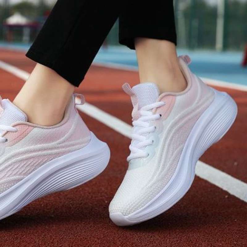 Women's Sneakers Summer New Shock Absorption Soft Sole Mesh Casual Breathable Running Shoes ddmythur