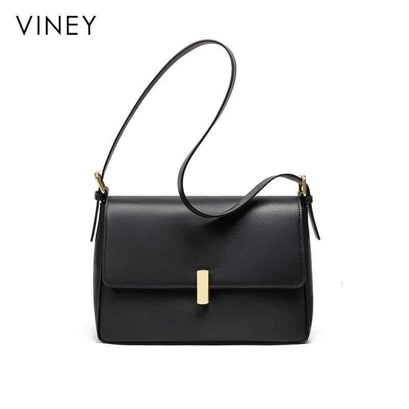 VINEY Ladies 2025 New Women's Messenger Genuine Leather Large Capacity High-end Underarm Shoulder Bag