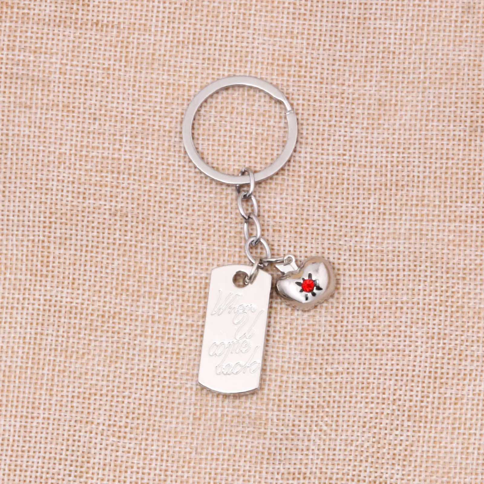 Game Love and Deepspace Bag Pendant Creative Summer Day Caleb Keychain Apple Square Necklace Clavicle Charm Chain Party Gift G250802