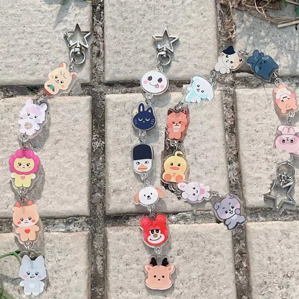 100% Authentic Brand New Original KPOP ZEROBASEONE Cute Cartoon Acrylic Keyring Miyeon Sohee Wonbin Jiwoong Matthew Keychains Bag Accessories Fans Gif