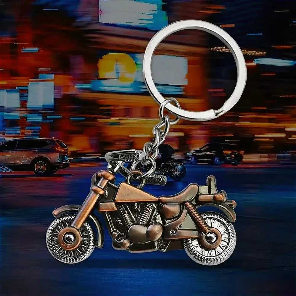 Originality Metal Stainless Moto 3D Simulation Keyring Backpack Key Ring Motorcycle Hobby Steel Keychain Pendant Chain Gift G250802