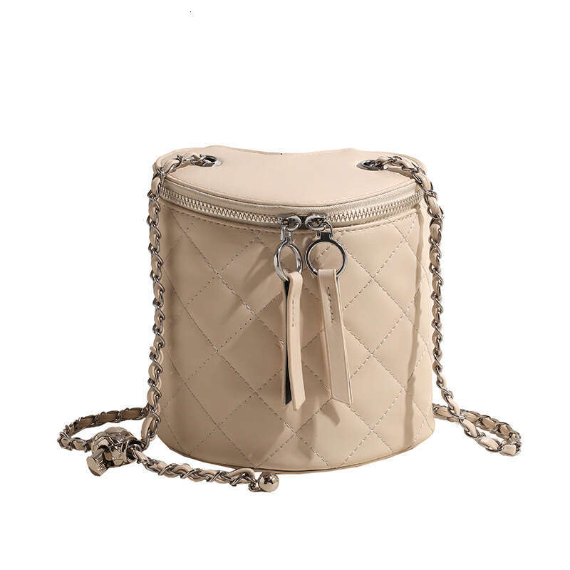 Fashion Quilted Embroidery Small for Women New Spring Summer Versatile Stylish bags Chain Shoulder designer Crossbody Cylinder Bag