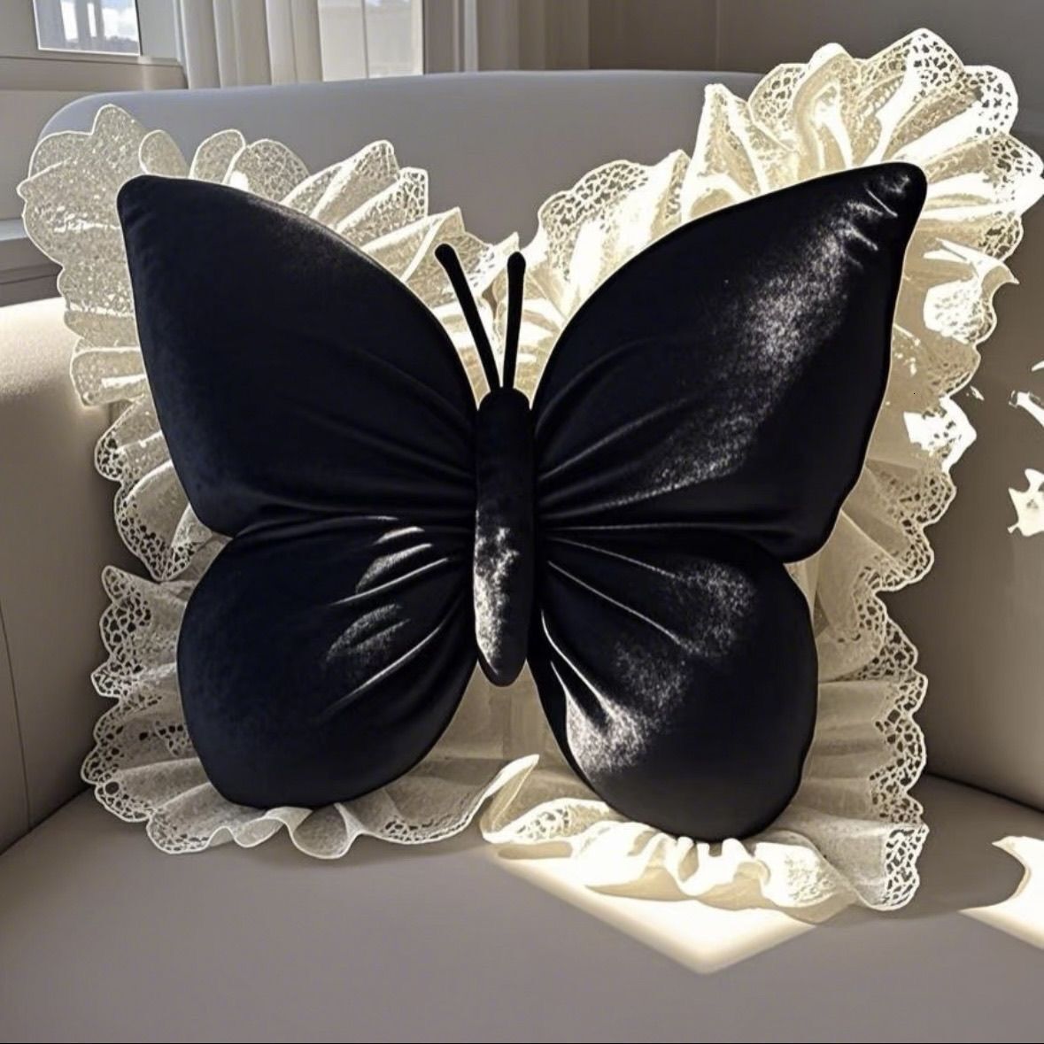 Princess Butterfly Office Living Bowknot Bedroom Car Sofa Cushion Home New Pillow Room