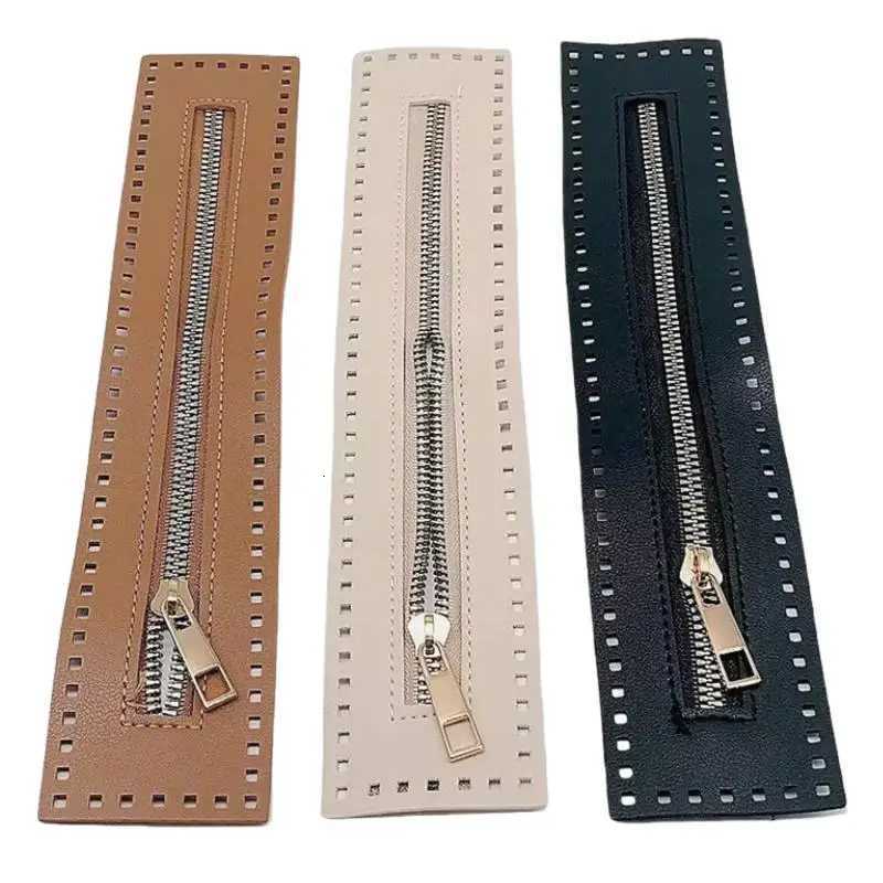 27cm Long Leather Zipper Useful for Crochet Bag Hardware Solid Zipper Sewing Accessory Useful Handbag Leather Zipper Practical G250802
