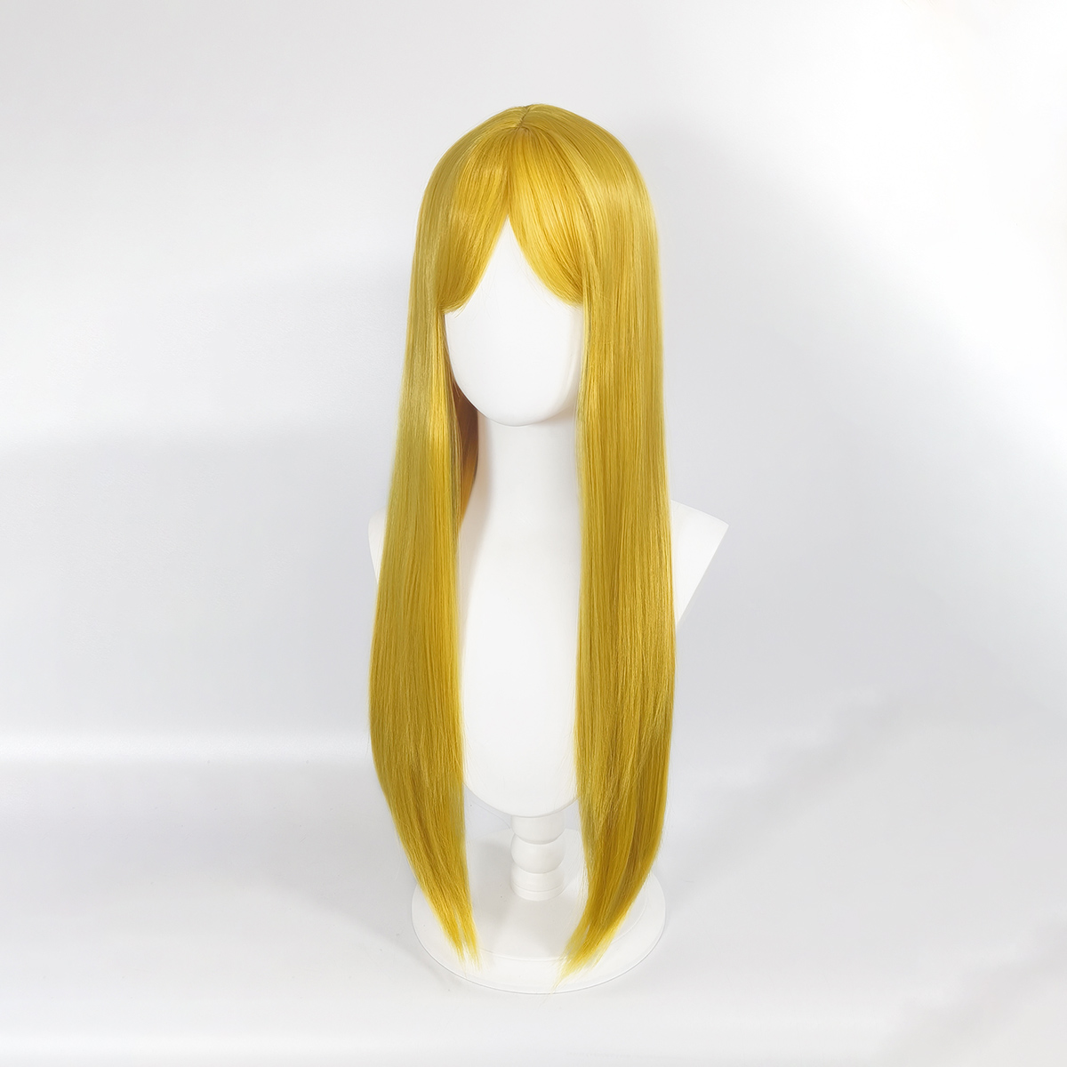 Long straight hair wig - Daily wear cos - Versatile style - Fashionable face-shaping long hair head cover