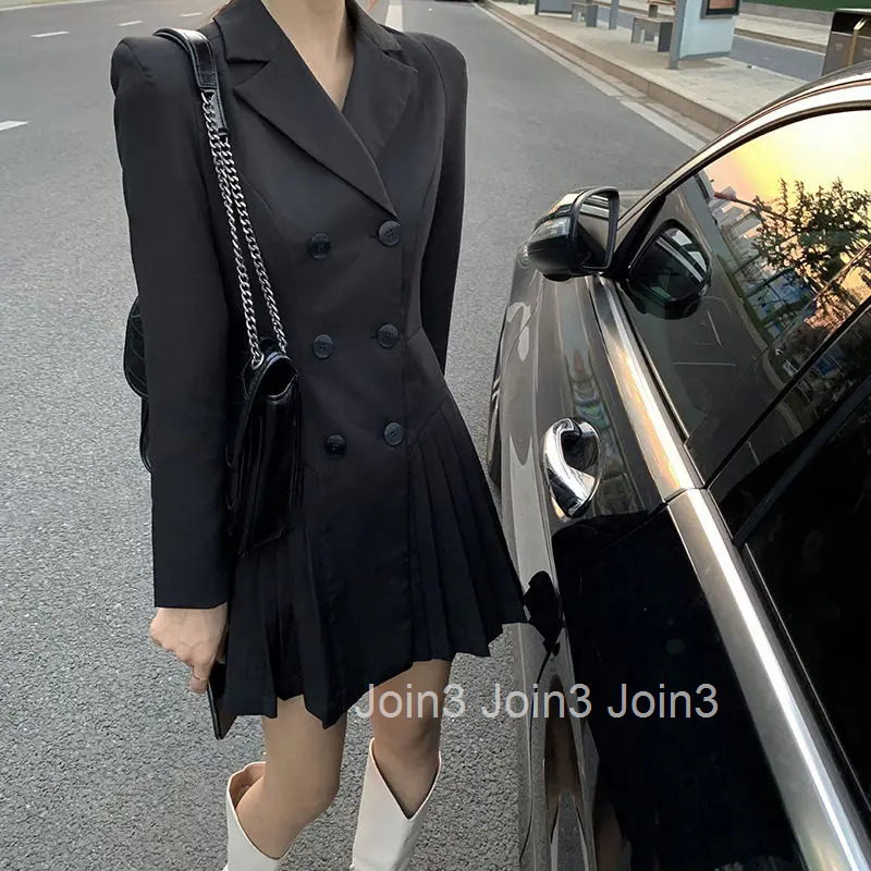 Womens Dress Blazer Clothing Chic and Elegant Pretty Female Dresses Formal Occasion Spring Retro Promotion Loose X Xxl Y2k