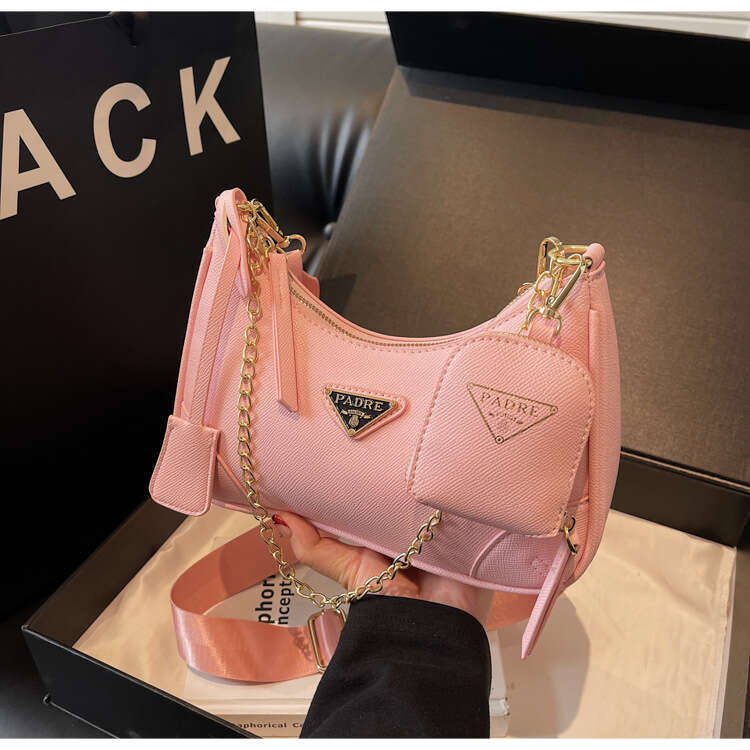 Women's Summer Versatile 2025 New Trendy Fashion Chain Crossbody High-end Niche Shoulder Underarm Bag