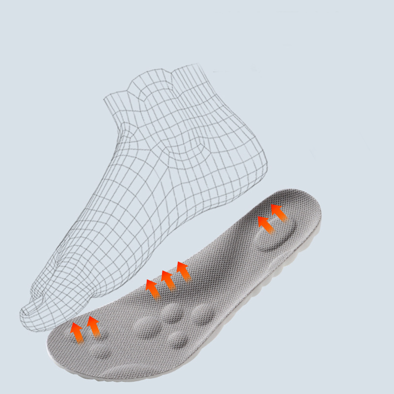 Comfortable memory foam sports insoles for men and women Cloud sole daily running insoles
