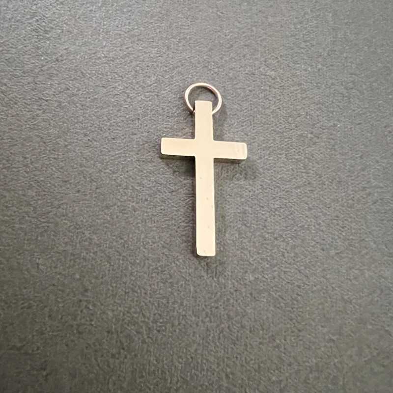 Exquisite Cross Pendant with Stainless Steel Polishing and Electroplating Cross Accessories Exquisite Gifts G250802