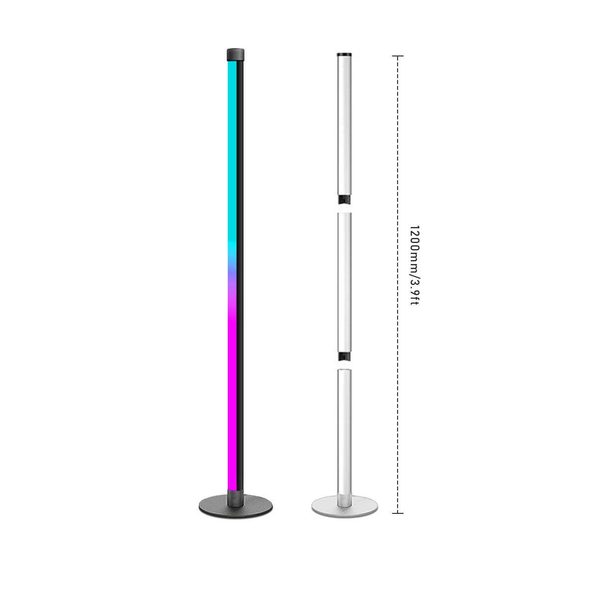 Colorful Adjustable Standing Light with Remotely Controlled Dimming Functionality - Ideal for Home Decorations HCP024