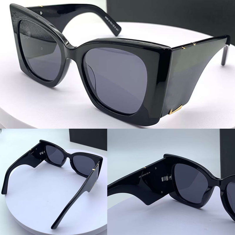 Fashion Designer SL M119 BLAZE Sunglasses Outdoor tourism cycling UV400 Men Sunglasses Acetate Oversized Cat Eye Frame Women Sunglasses With Box