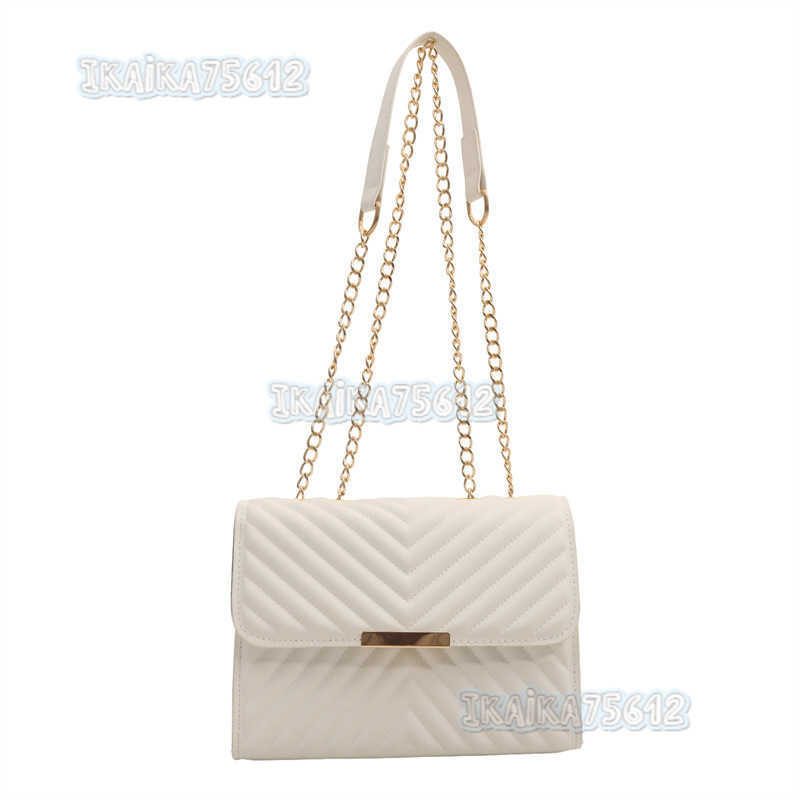 2025 New Personalized Niche Design Casual Solid Color Simple Small Bag Women Chain Shoulder Crossbody Small Square Bag H250804