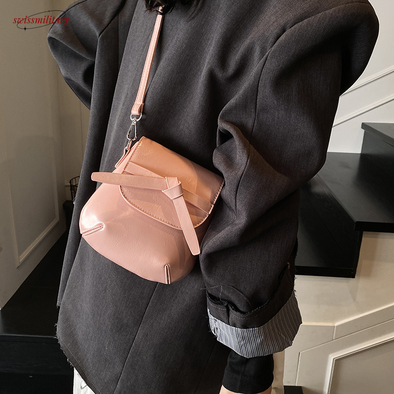 High-End Single Shoulder for Women 2025 New Spring Trend Niche Fashion Phone Simple Versatile Crossbody Bag swissmilitary