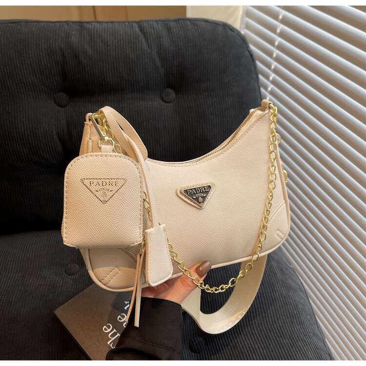 Women's Summer Versatile 2025 New Trendy Fashion Chain Crossbody High-end Niche Shoulder Underarm Bag