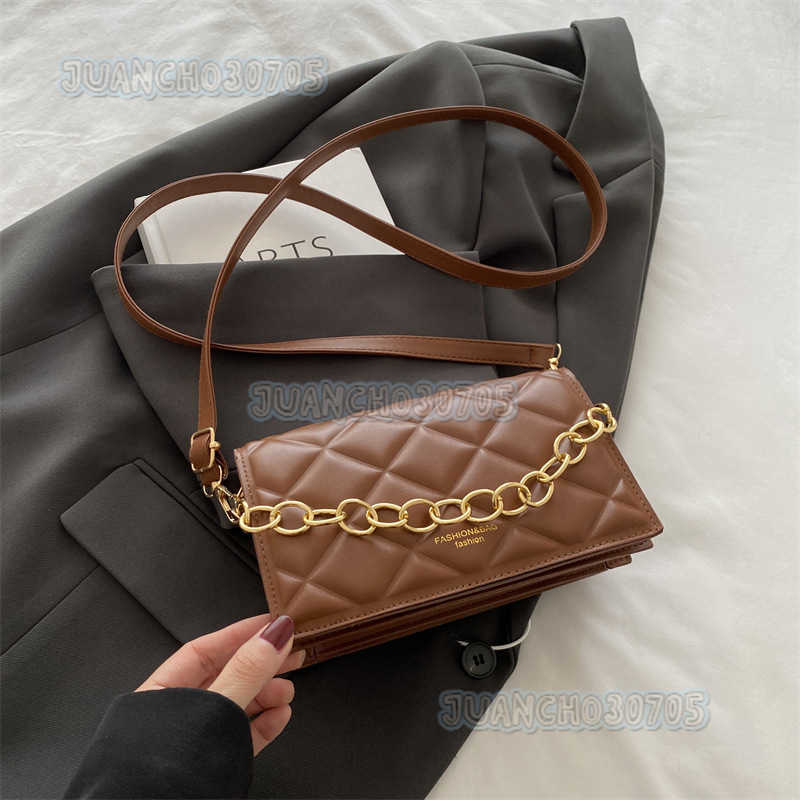 Trendy Womens Bags 2025 New Solid Color Texture Niche Shoulder Bags Stylish Casual Crossbody Small Square Bags H250804