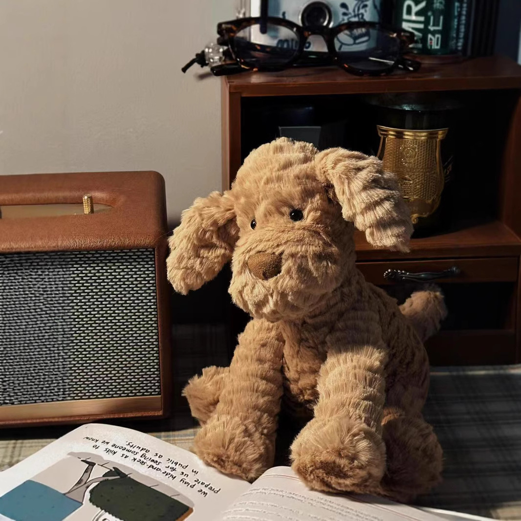 Dolls jellys Cat Fuddlewuddle Puppy Plush Children's plush toys Wave haired Soft Toy dog body pillow Cute Soothing 1 the Doll Gifts1